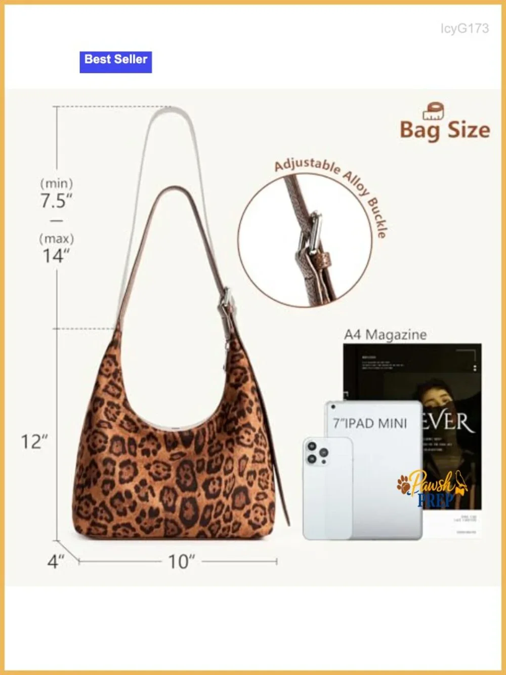 Vegan Leather Crescent Tote Bag with Adjustable Shoulder Strap Hobo Purse